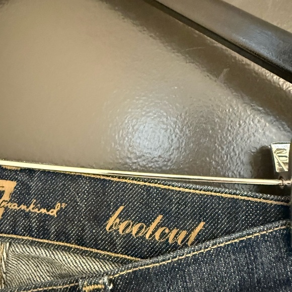 7 For All Mankind size 30 EUC classic Indigo Boot Cut Jeans - Picture 8 of 16